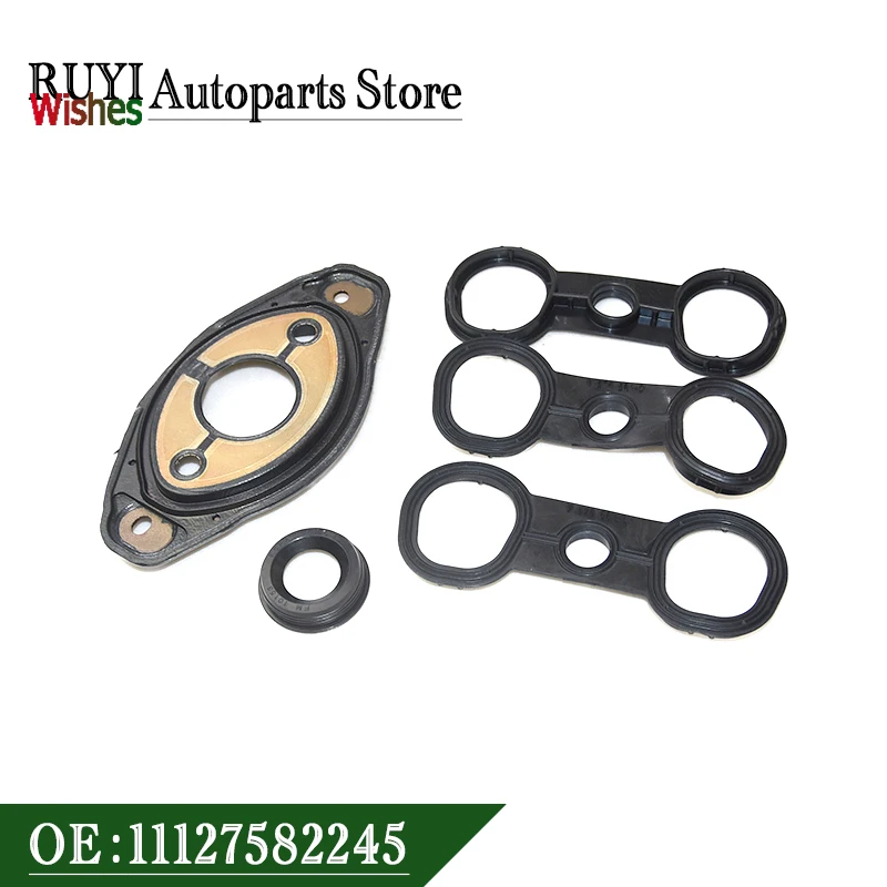 11127582245 New Valve Cover Gasket Kit 11127552280 11127559699 for BMW N52 E60 E82 E88 E90 E91 E92 E93 X3 X5 Z4 3.0L