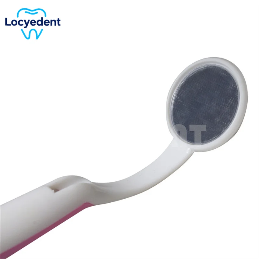 2Pcs Dental Spiegel Led Licht Überprüfen Instrument Überprüfung Spiegel Zahnarzt Oral Super Helle Anti-fog-Mund Spiegel Zahn mode