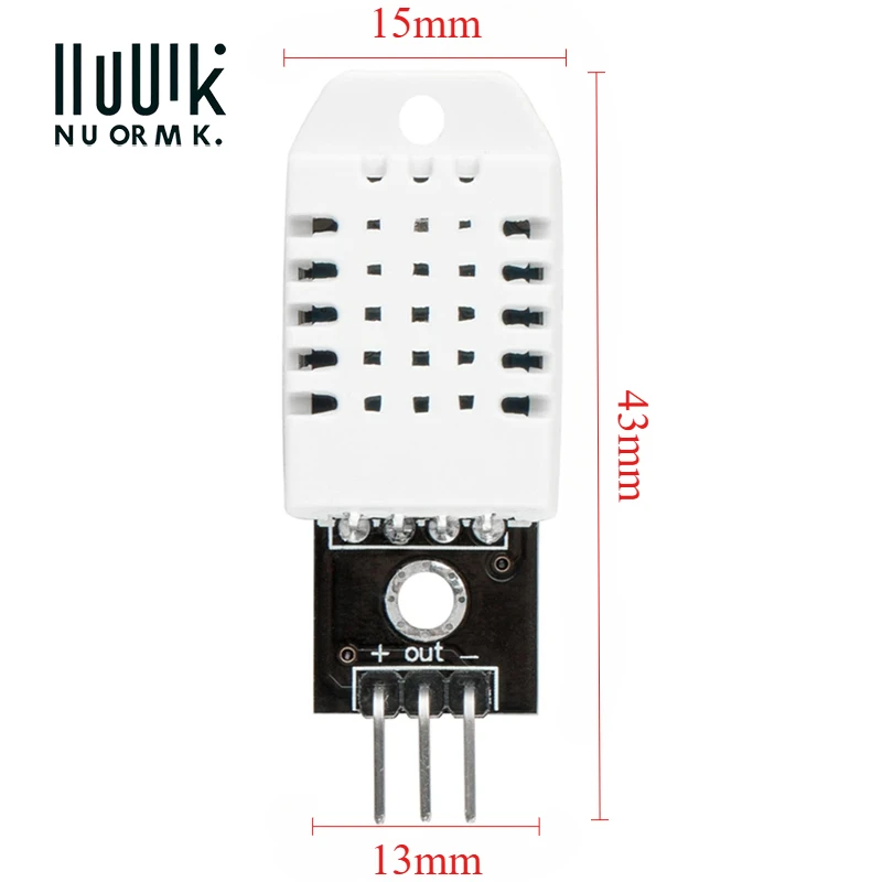 DHT22 Digital Temperature and Humidity Sensor AM2302 Module+PCB with Cable For Arduino ESP32