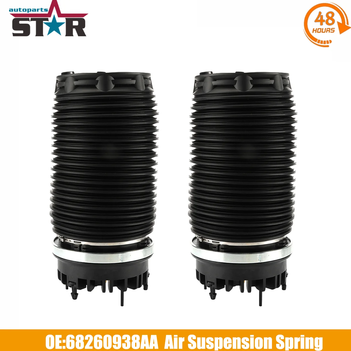 

1 Pair 68260938AA 68260938AB For Dodge Ram 1500 2019-2025 Brand New Rear Left and Right Air Suspension Spring Bag Assembly