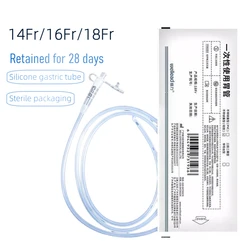 Disposable Silicone Rubber Gastric Tube Nasal Feeding Tube