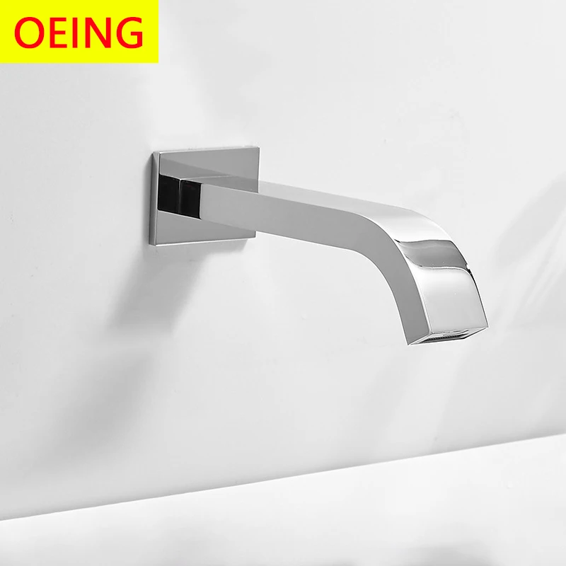 Concealed Infrared All Copper Washbasin Cold And Hot Water Induction Faucet Washbasin Wall Induction Distance 7cm-20cm