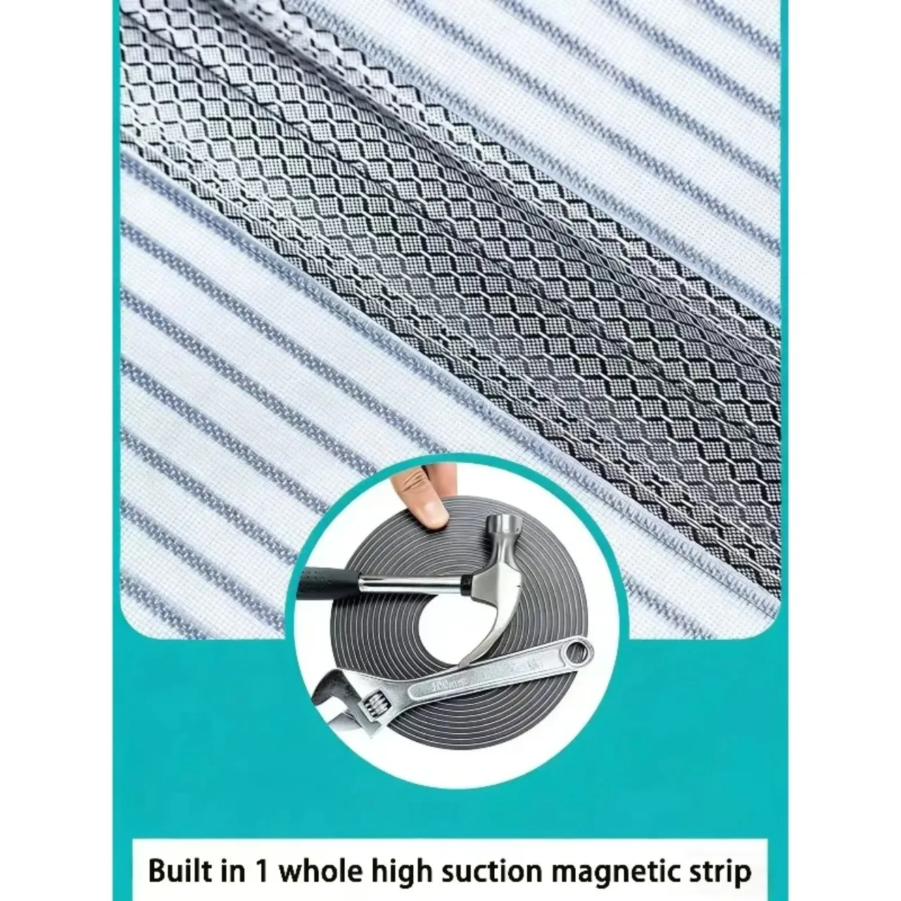 New Type of Mosquito Proof Door Curtain for Indoor and Outdoor Use, No Need To Drill Holes