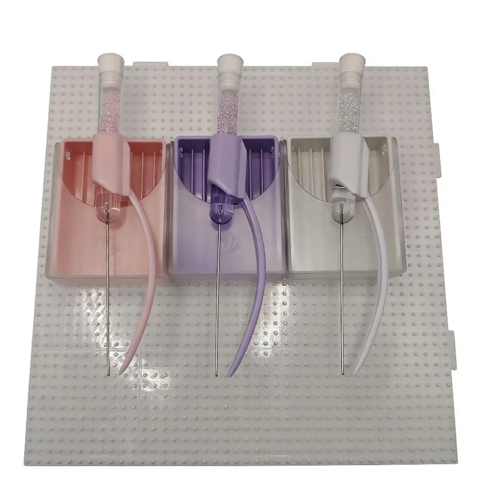 5mm Fuse Bead Needle Tweezer Tray Kits Creative Bead Storage Diamond Clips Pen Single Needle DIY Fuse Beads Picking Tray Kit