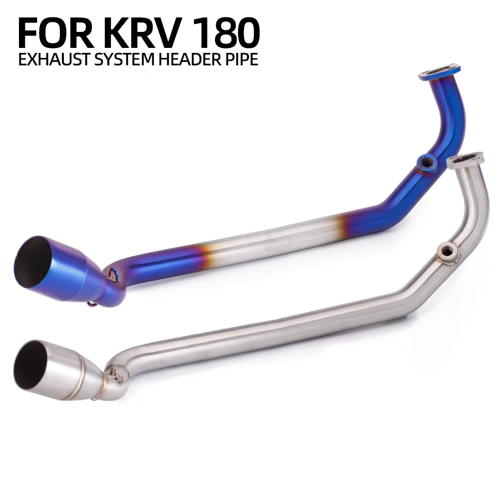 

For KYMCO KRV180 KRV 180 Scooter Escape System Slip Stainless Front Link Elbow Pipe 51MM Interface Motorcycle Exhaust