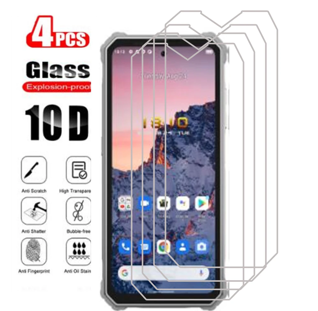 4PCS FOR Oukitel F150 R2022 Smartphone High HD Tempered Glass Protective On F150 Bison 2021 H2022 Screen Protector Film