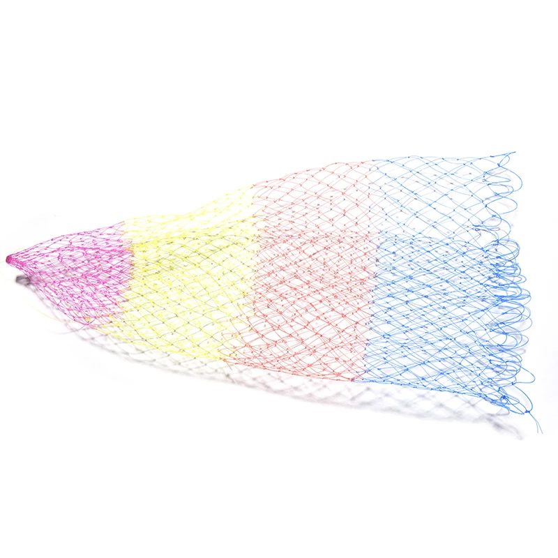 1 Pcs Nylon Fishing Net Rhombus Mesh Hole Net Collapsible Fishing Tools 3 Sizes