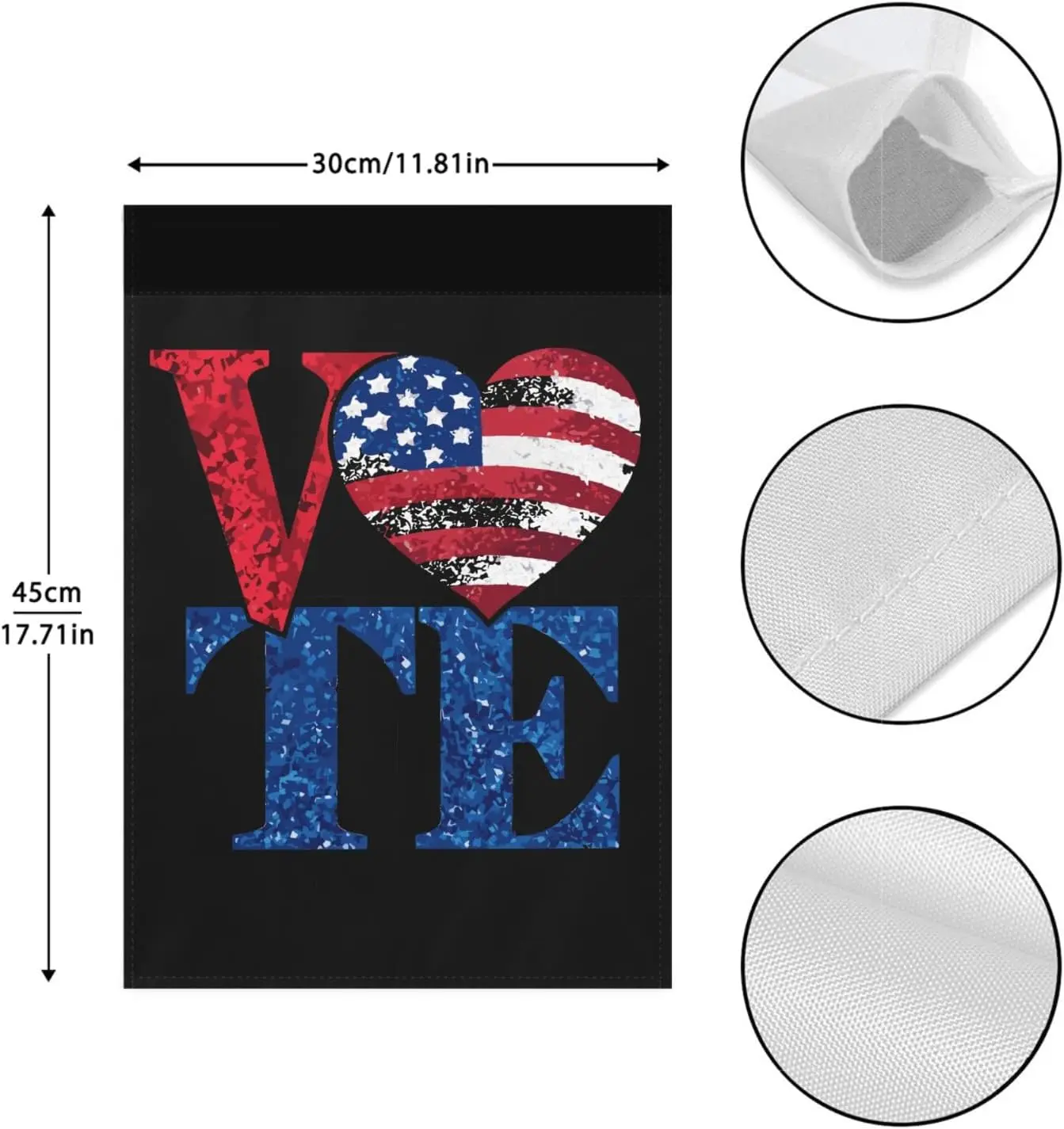 Funny It's Your Election Register To USA Vote It Matters Garden Flag One Size House Flag Double Sided Farmhouse Yard Flags,