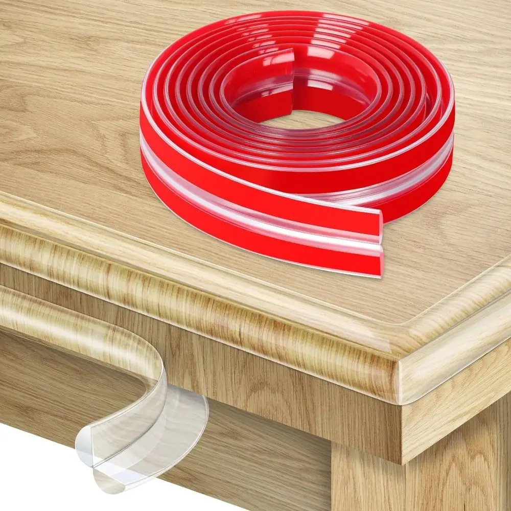 

High Quality Self Adhesive Proofing Soft Transparent Furniture Bumper Sharp Corner Household Table Edge Protector Safety