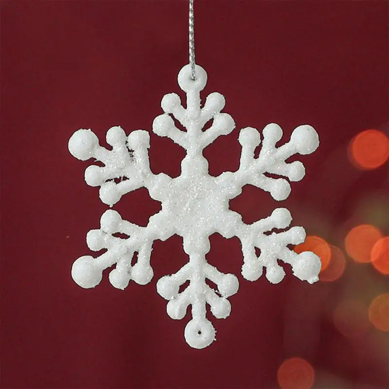 Christmas Tree Hang Ornaments Snowflake Elk Design Pendant Decorations Portable Angel Wings Ornament For Ceilings Doorways