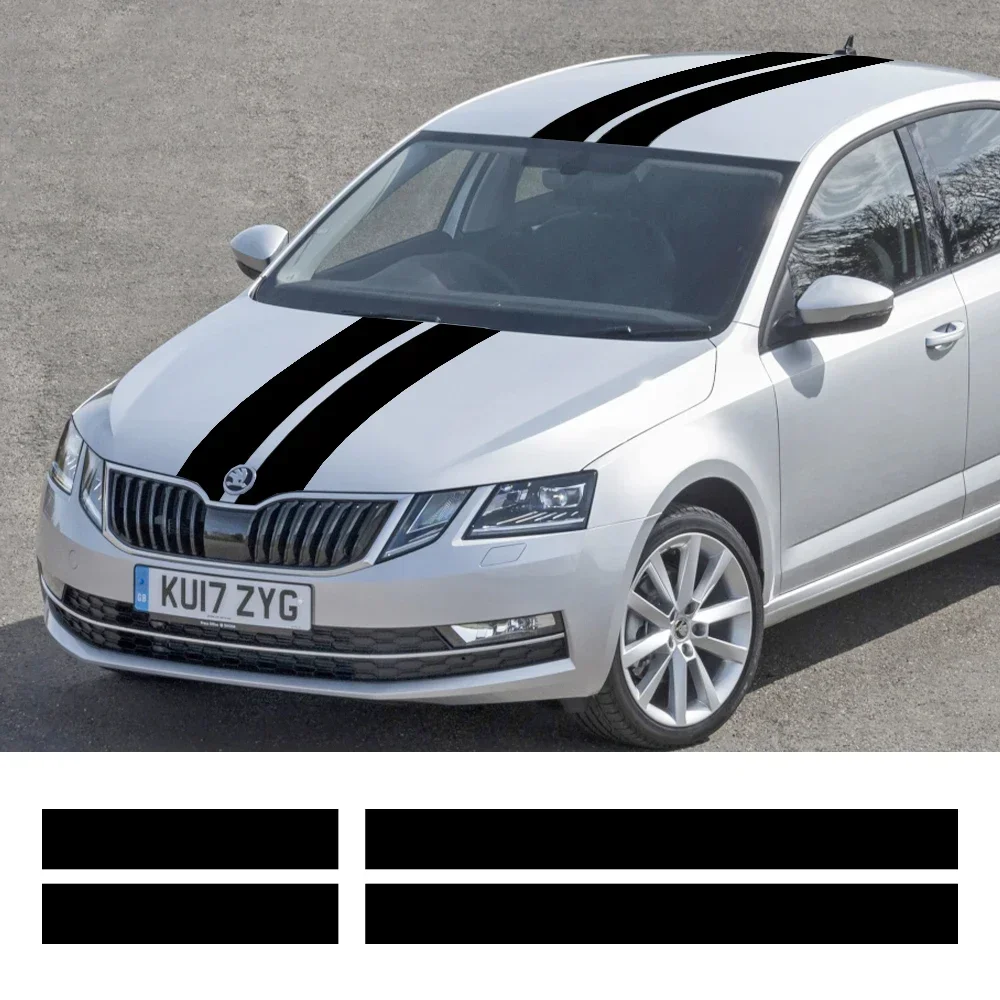 

Car Hood Roof Stickers For Skoda Octavia Combi 1 2 3 MK3 VRS RS Graphics Stripes Decor Decal Vinyl Cover Auto Tuning Accessories