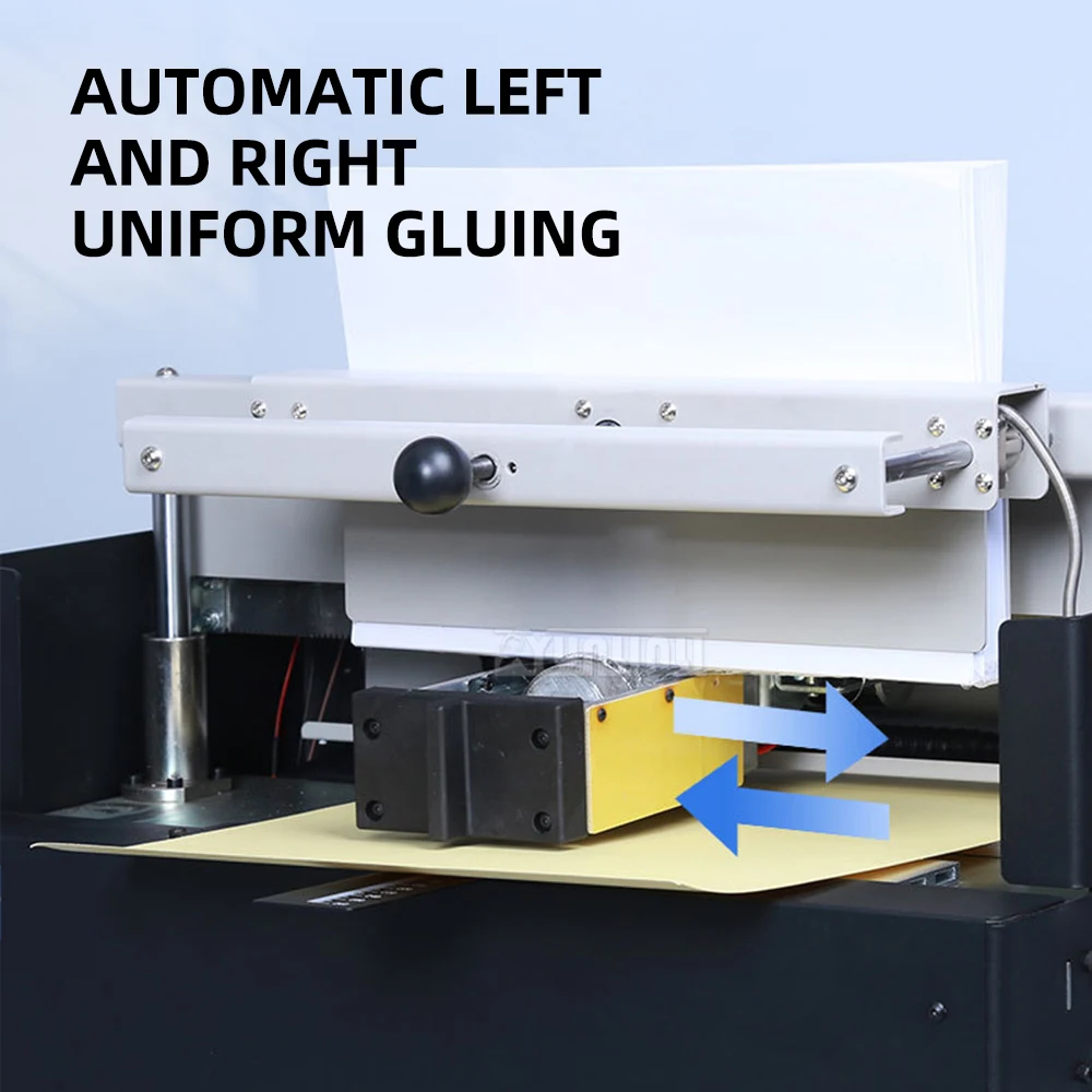  Automatic Desktop Hot-Melt Binding Machine ;WD40I Fullyfor Tender Documents, Contracts, Archives, and Books
