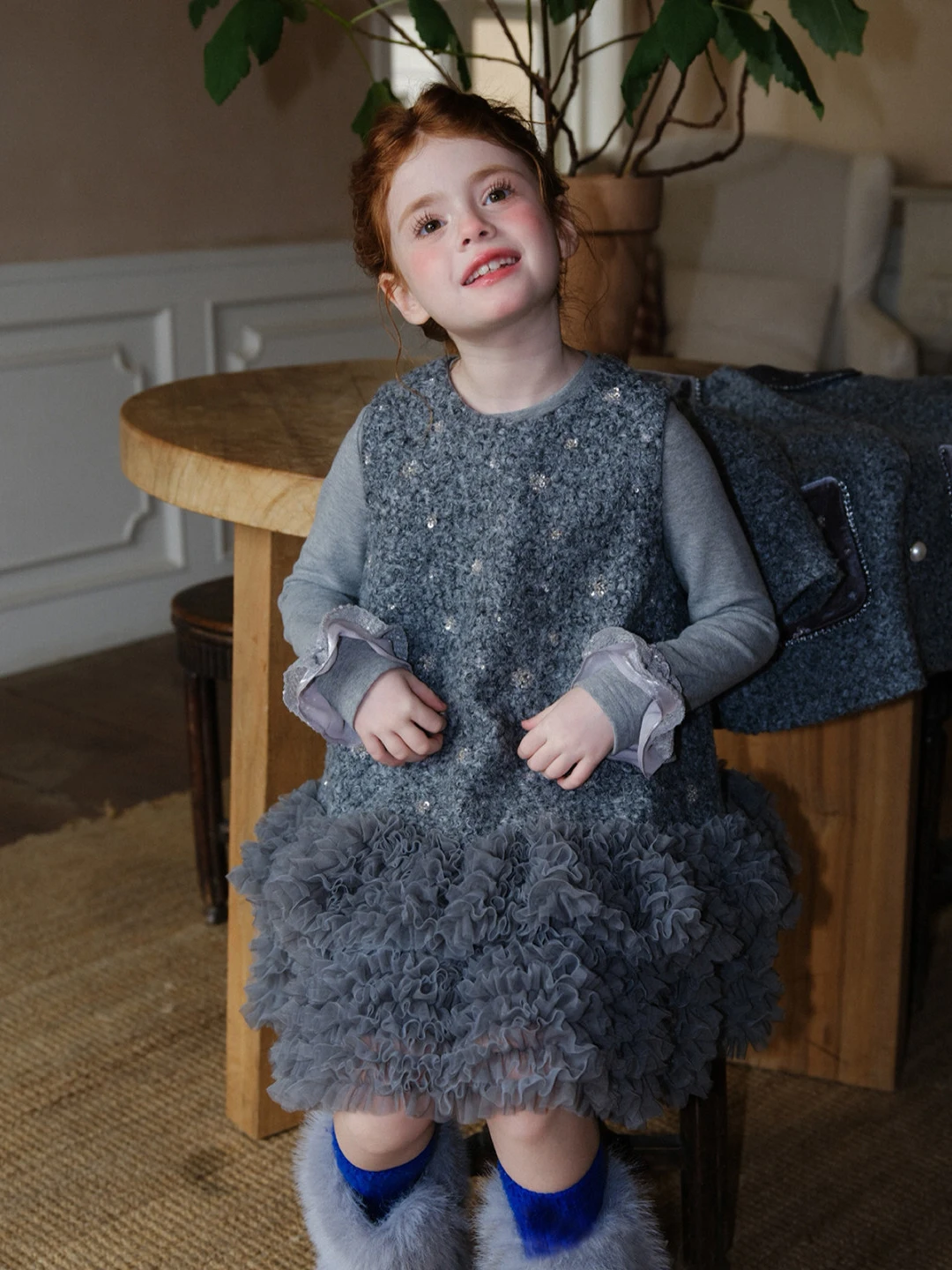 فستان حفلات للفتيات مزين بالتر - مراجعة Toddler Girl Tulle Party Dress وسعره