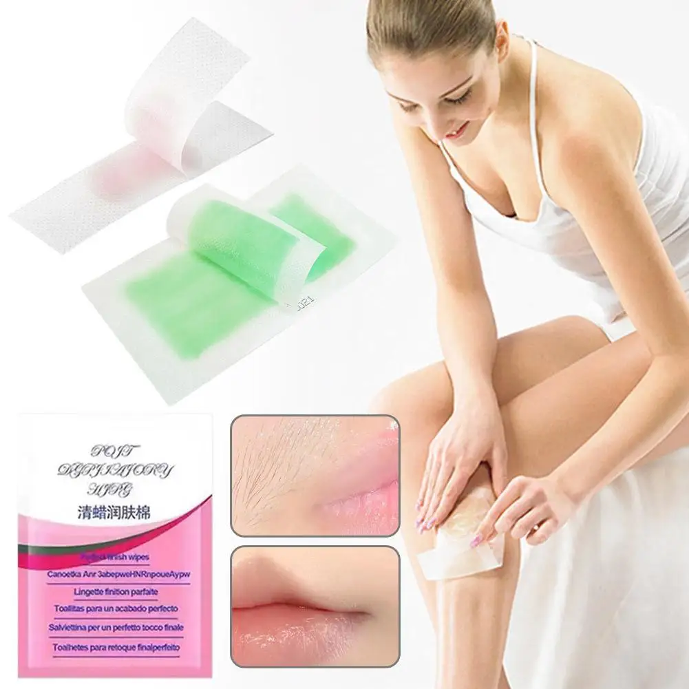 Lip Epilatie Wax Papier Gezichtsverzorging Wenkbrauw Bovenlip Wang Kin Midden Wenkbrauw Snor Vrouwen Schoonheid Tools Voor Gezicht Lichaam Been I4y3