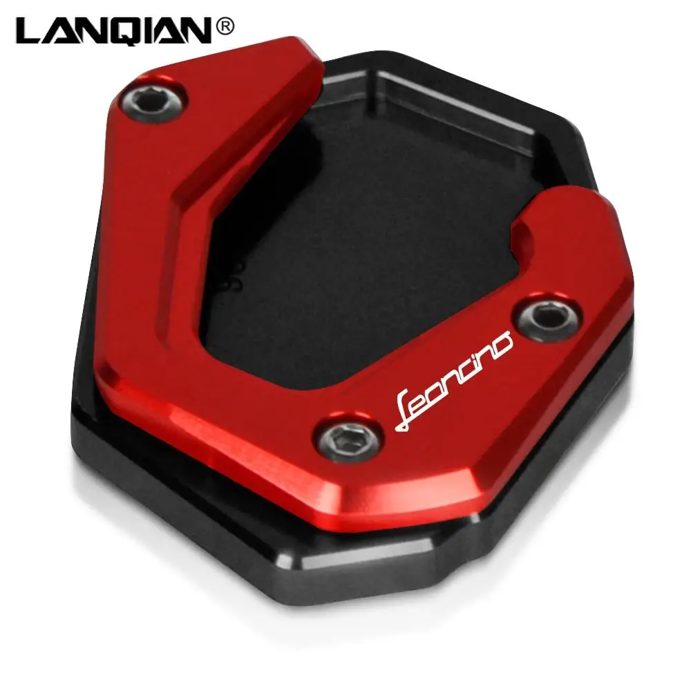 Motorcycle Foot Side Stand Pad Plate Kickstand Enlarger For BENELLI leoncino 250 500 leoncino250 leoncino500 BJ BN 250 300 302