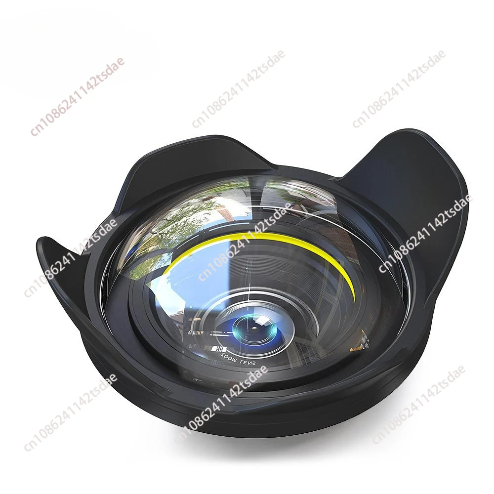 WFL01 24mm External Wide Angle Lens M67 145° Underwater Wide Angle Lens (M67 Interface)