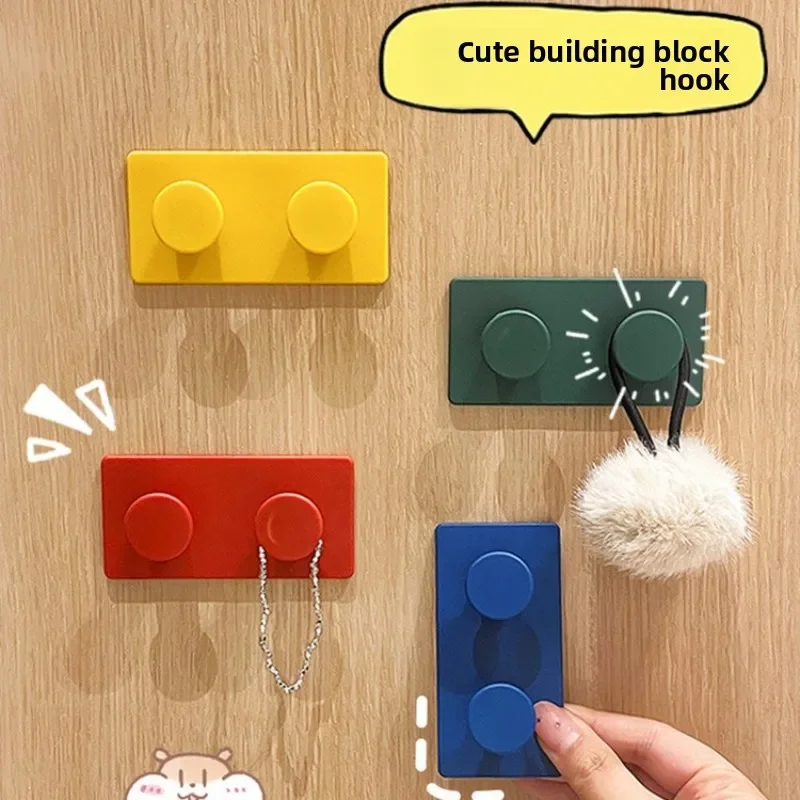 

No Need for Punching Practical 4PCS Universal Hook Bathroom Storage Towel Face Towel Sock Toilet small corner storage hook