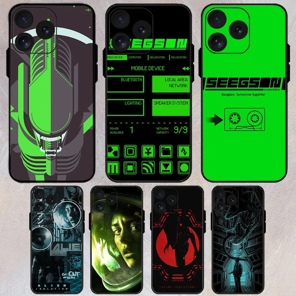 Game Alien Isolation Phone Case For iPhone 8 11 12 13 Pro 14 15 Mini X XR XS max Plus Shell