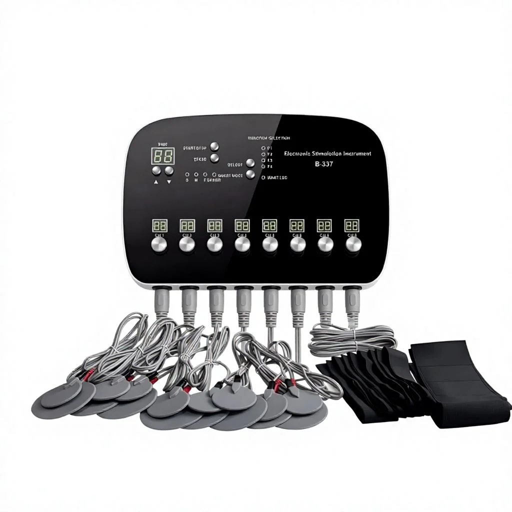 Mini EMS Patch Microcurrent Slimming Machine 8 Channel EMS Muscle Stimulator Physiotherapy Device Muscle Relaxation Massage Tool