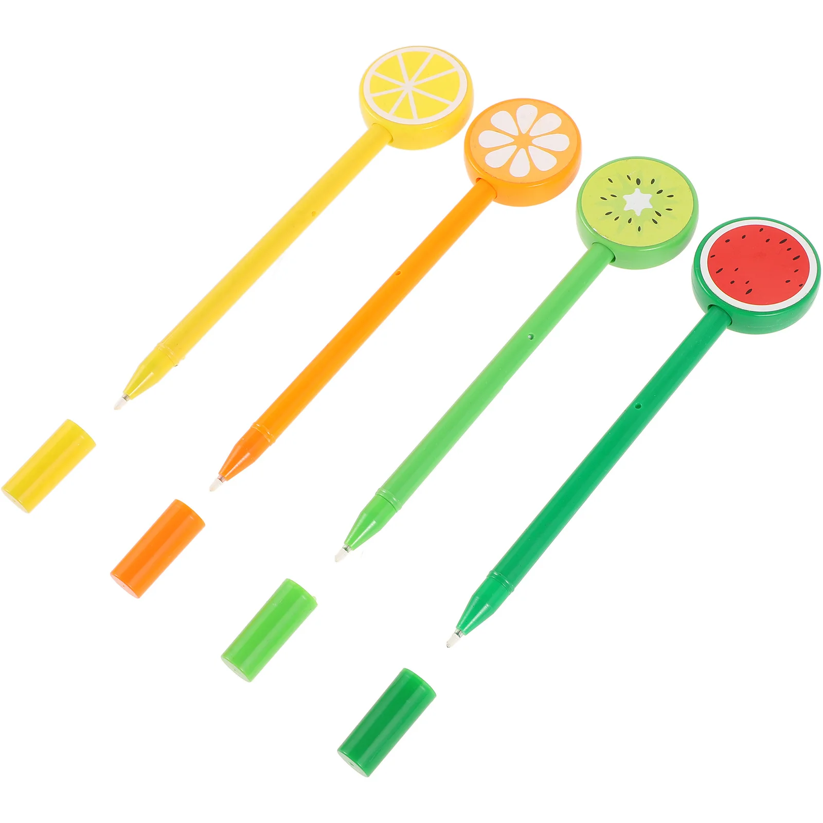 

12Pcs Cartoon Fruit Gel Pens Smooth Writing Sign Pen Student Prize Gifts School Accessories Cute Gel Pen Writing Pens