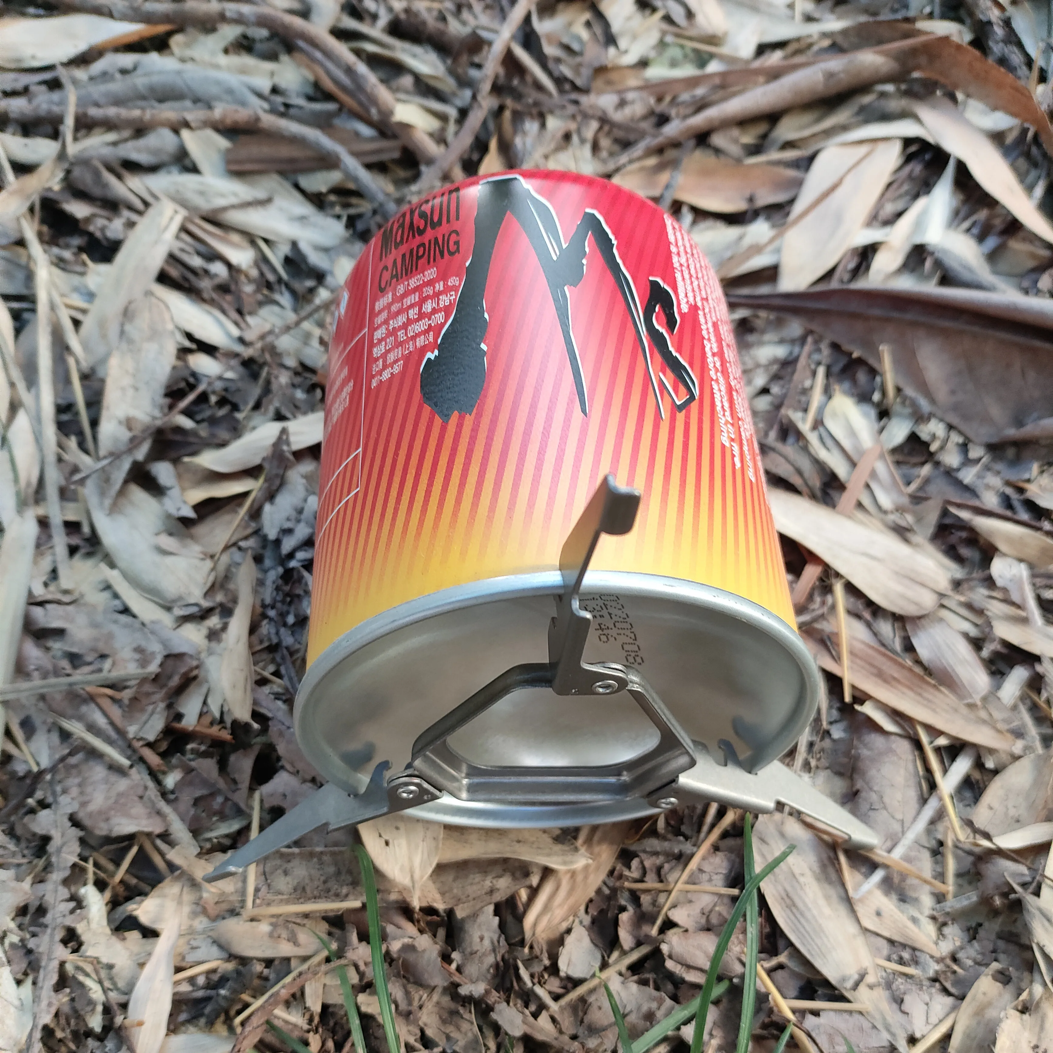 Fire Maple ASH Titanium Gas Canister Stand Folding Fuel Stabilizer Camping Gas Cylinder Tripod Holder Support Bracket 23g
