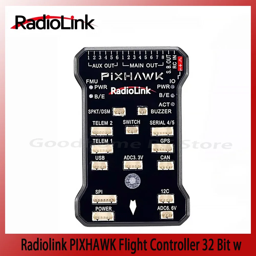 

Radiolink PIXHAWK Flight Controller 32 Bit w/ Power Module for RC Racing Drone Quadcopter