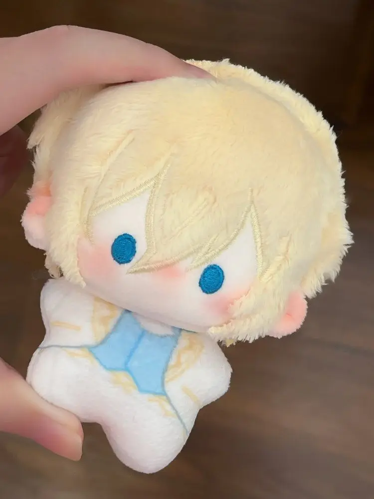 Gefüllte 10 cm große Ensemble-Stars! Eichi Tenshouin Leo Tsukinaga Bedruckter Körper Baumwolle Puppe Rucksack Anhänger Ornament oder Geburtstagsgeschenk