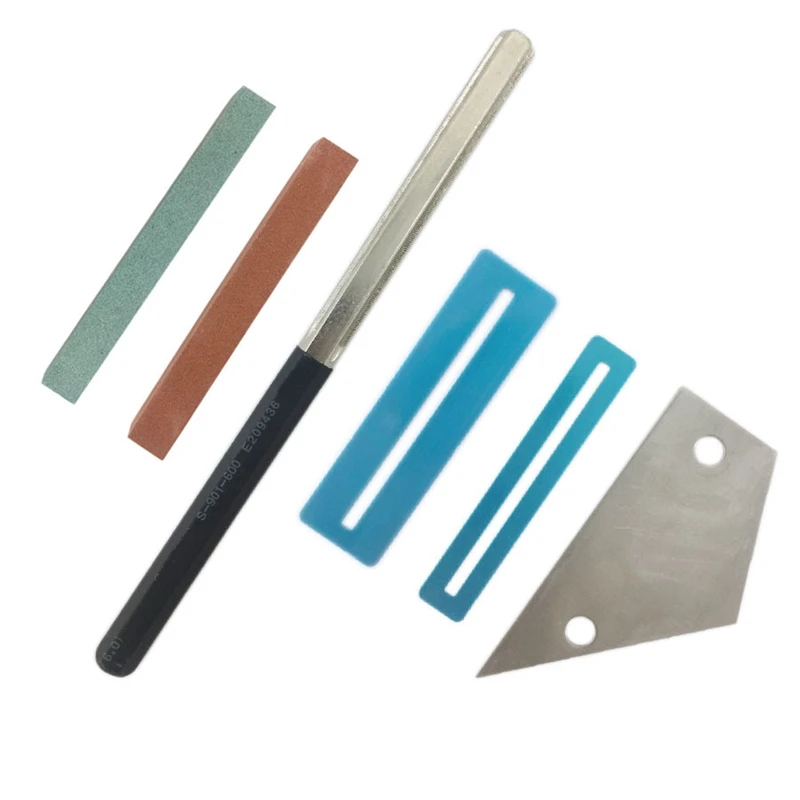 Guitar Repair Tool Set, Fretboard And Fret Grinding, Triangle File, Spacer, Grinding Stone, Music Replacement