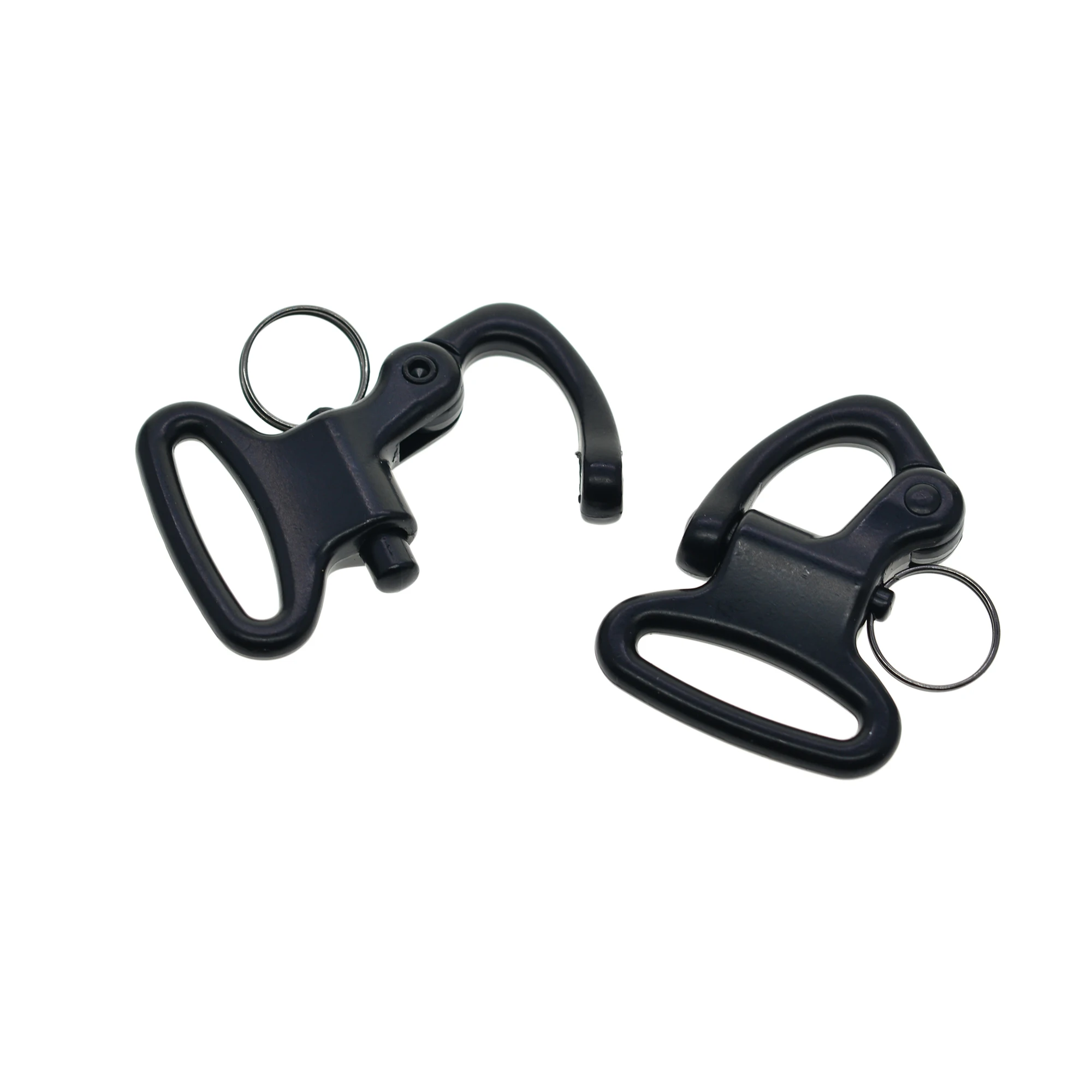 Black solid metal sweden nautical snap pull lock bird eagle carabiner hook shackle connector craft DIY Keychains keyring FOB
