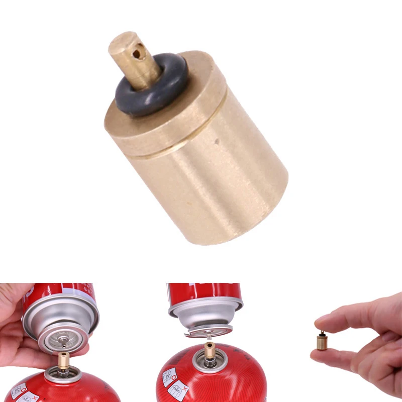 Gas Refill Adapter Filling Butane Canister Outdoor camping stove Gas Cylinder Gas Tank Burner Accessories Mini Inflation Valve - view 2