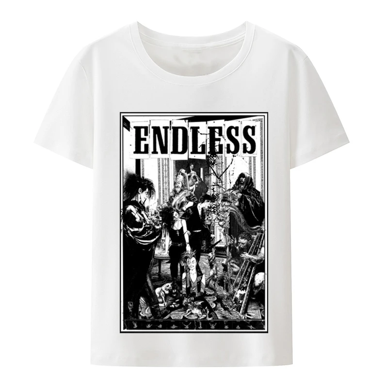 The Sandman Endless Modal T Shirt Men Women Short Sleeve O-neck Loose Breathable Graphic Tee Shirt Fashion Casual Camisetas