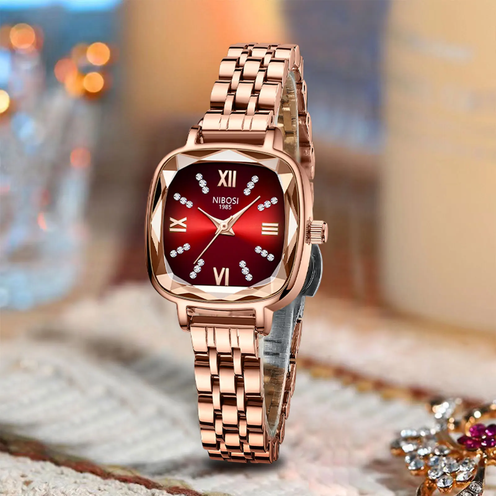 2024 Lady Quartz Watch Women Luxury Watch Reloj mujer Waterproof Women\'s Gift Gold Girls Automatic Watches Relogio Feminino