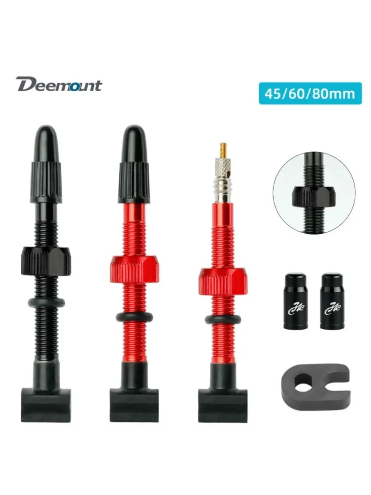 AliExpress 1 Pair 2 Pairs Bicycle Valve Stem 45mm 60mm 80mm Aluminum Alloy Tubeless Road Bike MTB Bicycle Tire Valve Core Replacement