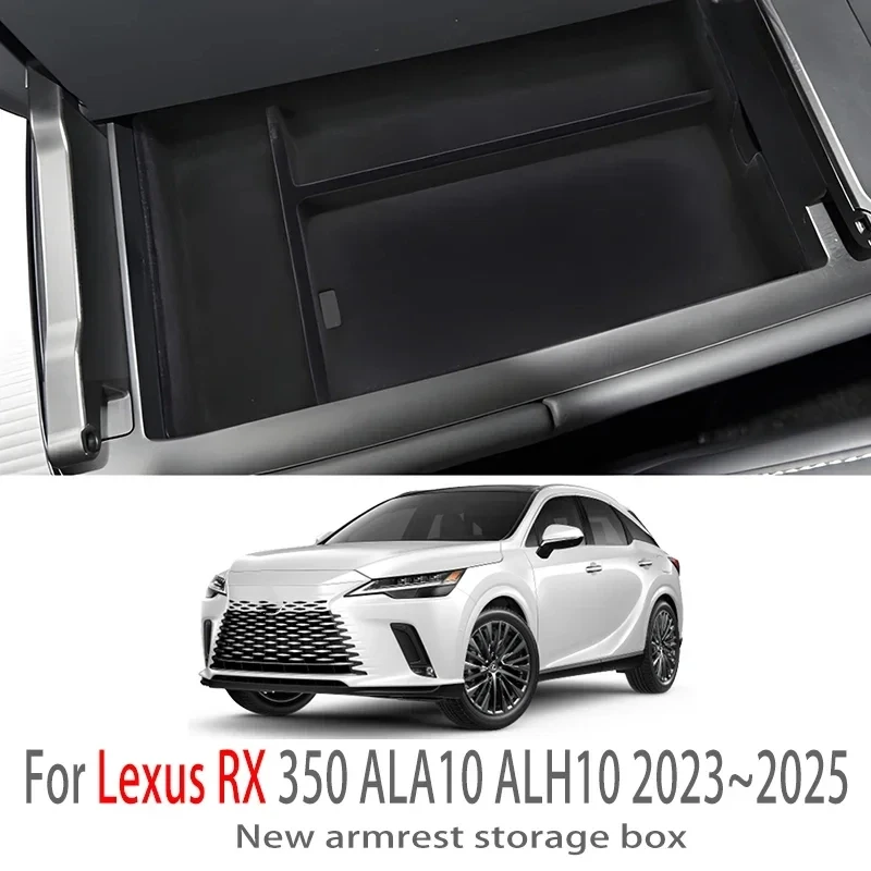 

Car Accessories For Lexus RX 350 ALA10 ALH10 2023~2025 Center Console Armrest Storage Box Multifunctistorage Auto Interior Parts