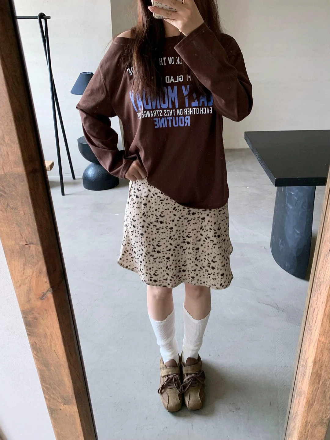 plus Size Women's Retro Print Leopard Half Skirt High Waist A-Line  Skirt Slimming Summer New Style Commute Korean Version
