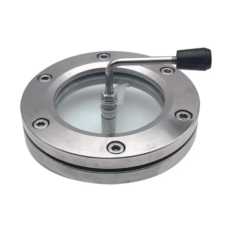 For Welding Observation of 304 Stainless Steel with Scraper Sight Glass with Tetrafluoroethylene Scraper Through Hole Window
