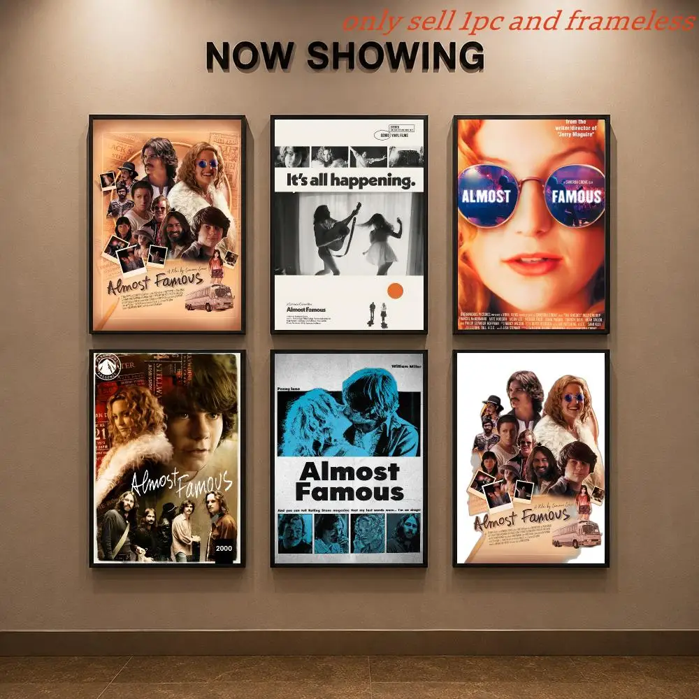 Comedy Drama movie A-Almost Famous Poster Painting Prints Wall Art Picture Film Room Home Bar Cafe Decor Mural