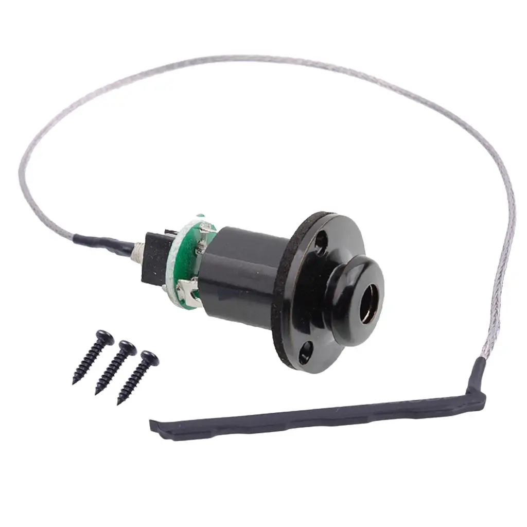 Ukulele Pickup Device Piezo Transducer Pickup Accessory Kit for DIY Acoustic Guitar and Ukulele