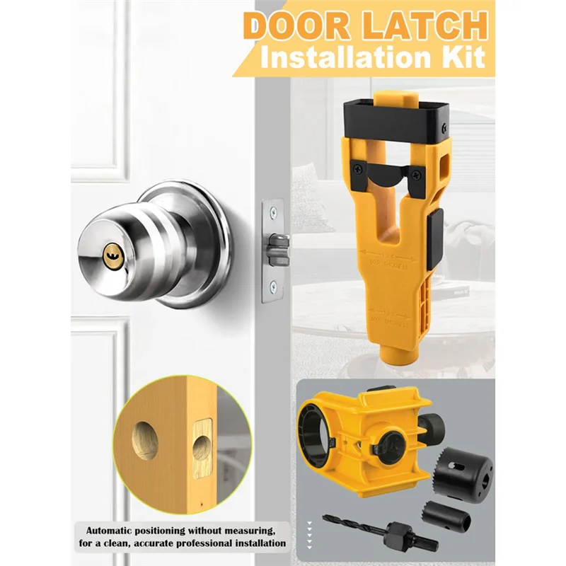 【ขายดี!】Ball ล็อครูเปิด + สลักประตูเครื่องมือล็อคประตูชุดติดตั้งสําหรับ 1-3/4In หรือ 1-3/8In ประตูหนาไม้ DO