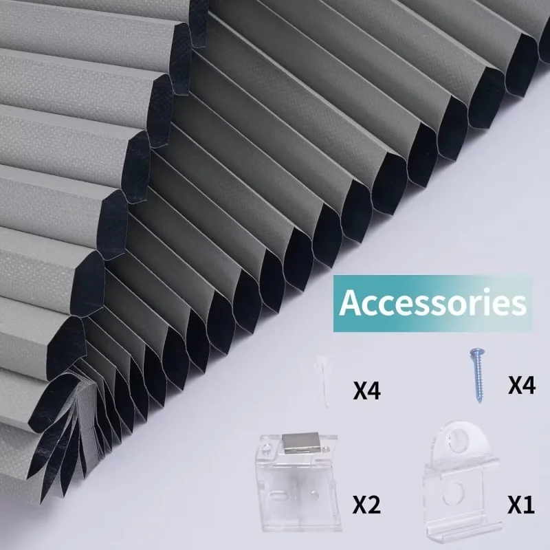 Factory Wholesale Price Cellular Blackout Shade Day And Night Cordless Spring Cellular Blinds Honeycomb Blinds For Windows