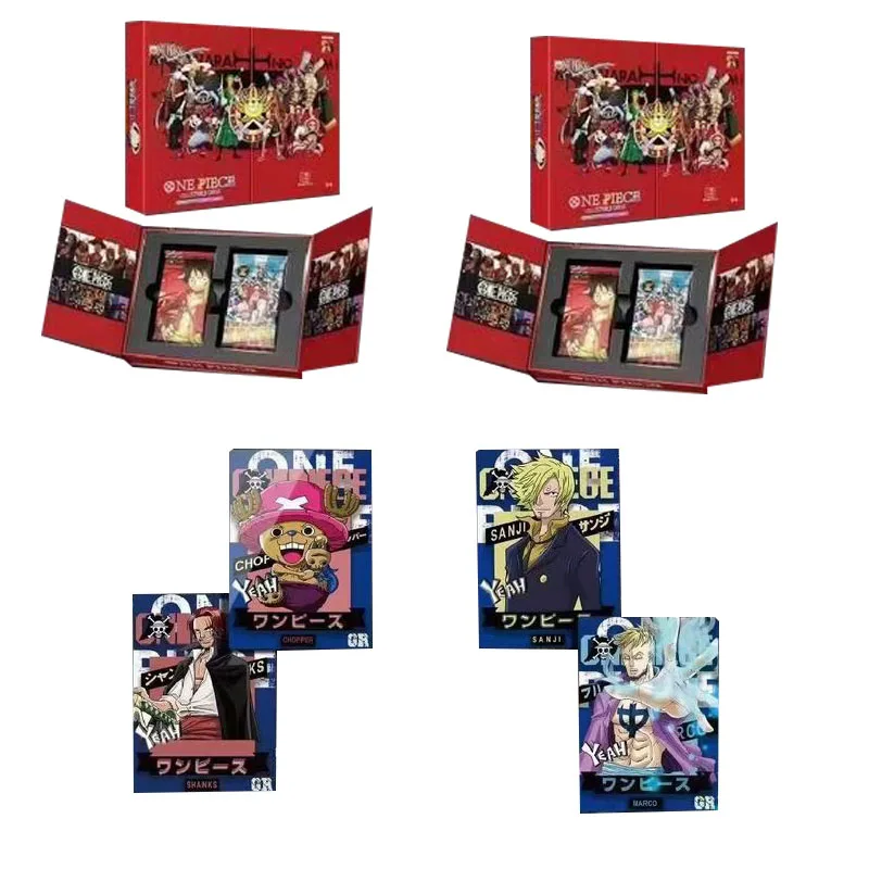 

One Piece Collection Card Booster Box Xiaoku Cultural And Creative Super Popular Protagonist Card Toys And Games