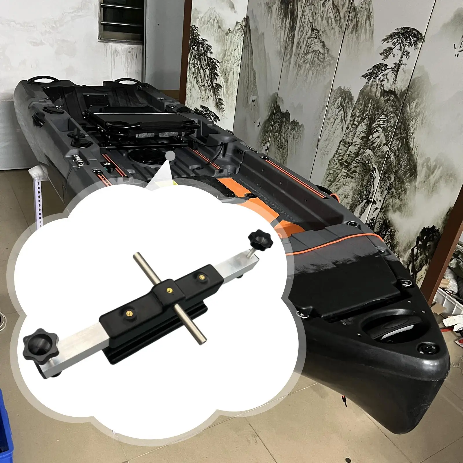 Kayak Engine Bracket Fittings Simple Installation Direct Replace Kayak Power Support