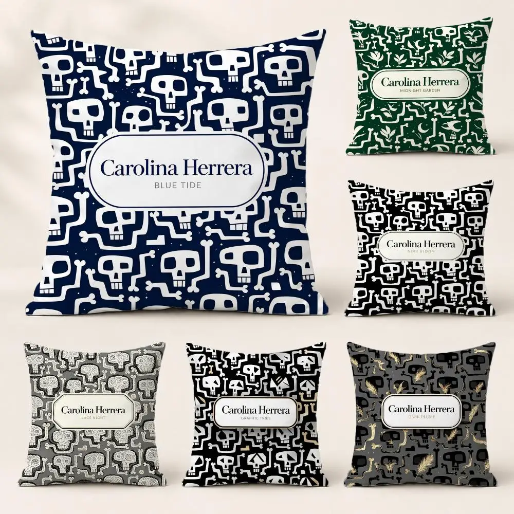 fashion Carolina Herrera Cushion Cover Pillow Short Plush Pillow Warm Simple Style for Living Room Bedroom Gift Giving