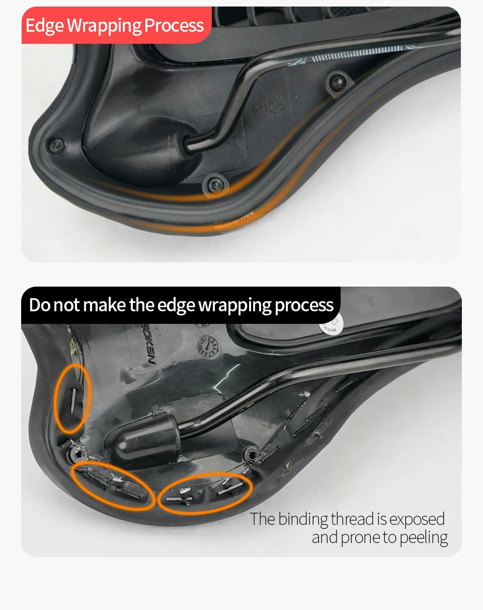 STEPONE Bike Saddle Mountain MTB Road Cycling Cushion Seat Exercise Soft Silicone Gel Shockproof Comfortable Hollow Saddle