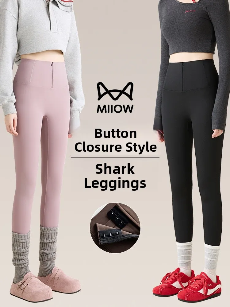 

Брюки для йоги Thiened Fce с высокой талией, женские осенне-зимние новые брюки из кожи, утягивающие теплые базовые брюки