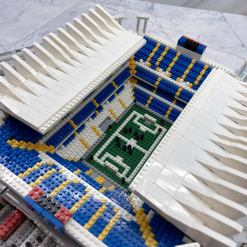 Malag Football Stadium DIY Building Blocks Set Ultra-Detailed 3D Model Sports Enthusiast’s Collectible Building Kit Ideal Gift