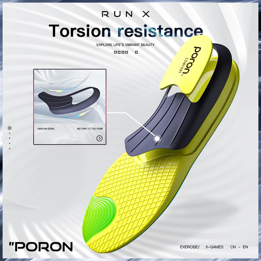 Maigaole Arch Support Professional Sports Thickeneded Tpu High Elastic Basketball Insole