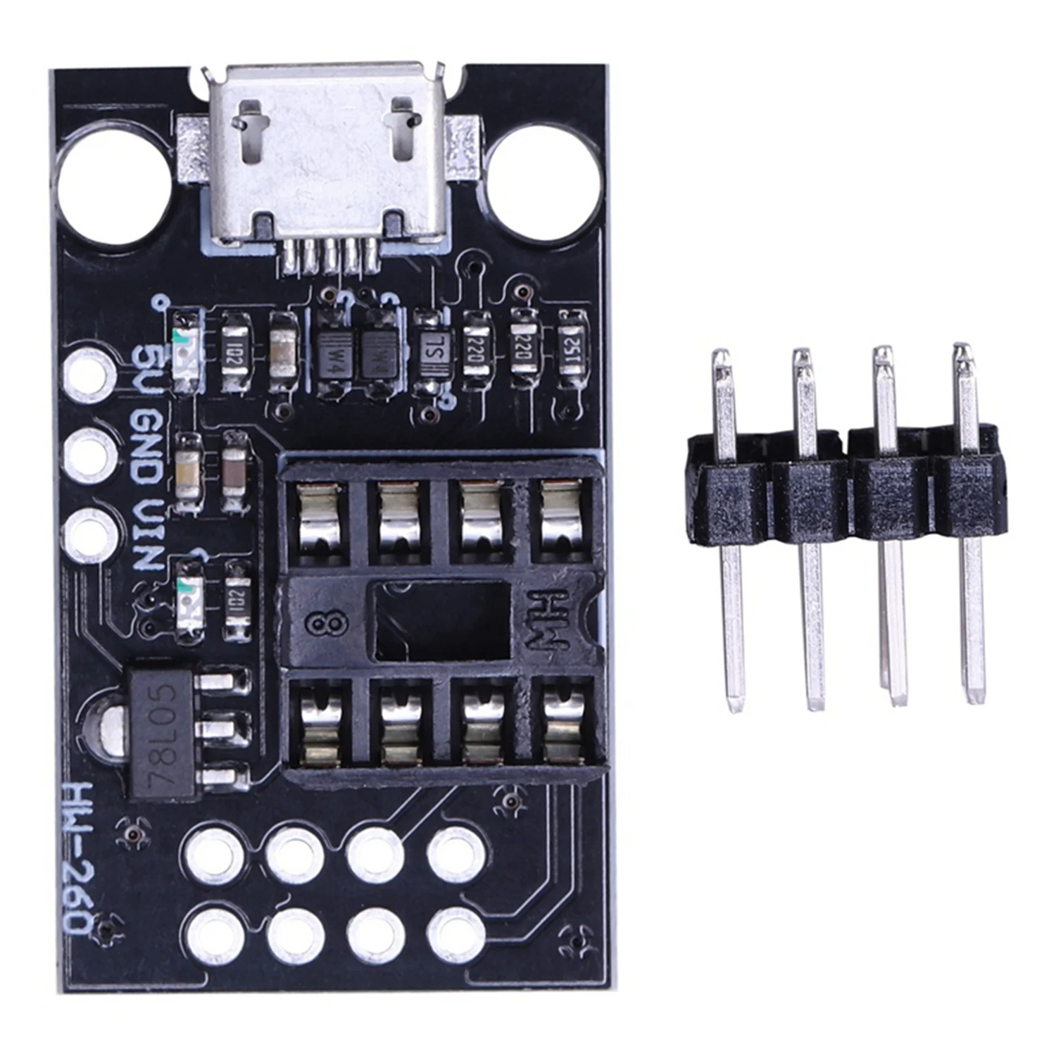 Papan Programmer pengembangan untuk ATtiny13A/ATtiny25/ATtiny45/ATtiny85