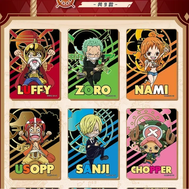 บัตรหนึ่งชิ้นแท้ของ Luffy Empress Nami Zoro Robin การ์ด Bounty การ์ดอะนิเมะอุปกรณ์ต่อพ่วงของขวัญของเล่น