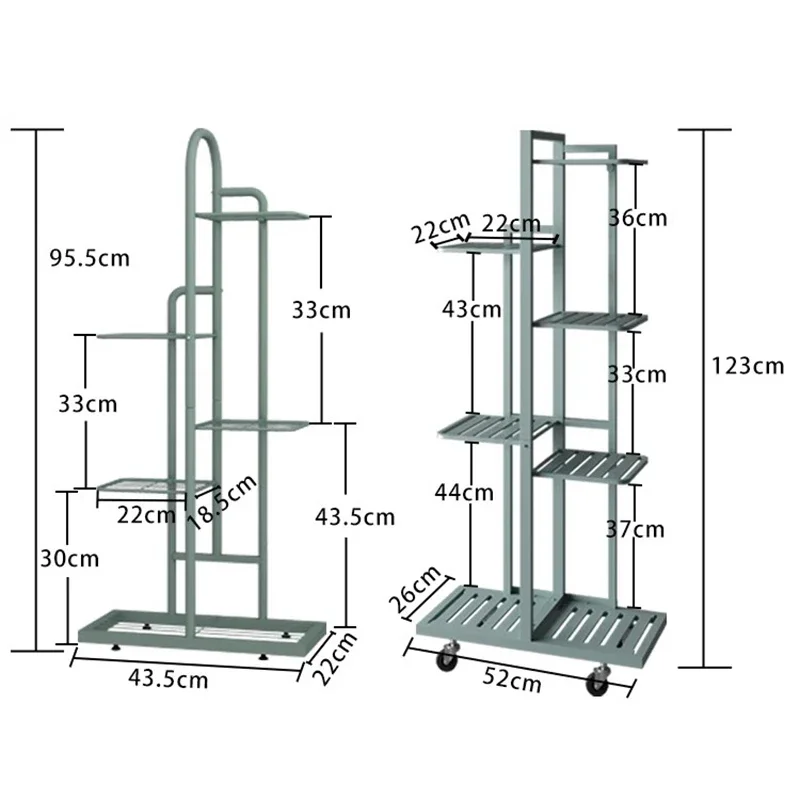 رف الزهور رفوف النباتات المعدنية شرفة غرفة المعيشة الطابق متعدد الطبقات رفوف النباتات اناء للزهور حديقة الأثاث Plantenrek FYPS